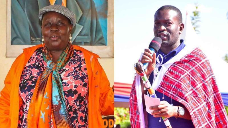 File image of Kisumu Woman Rep Ruth Odinga and Nairobi Senator Edwin Sifuna