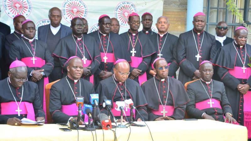 File image of the Kenya Conference of Catholic Bishops (KCCB) presser