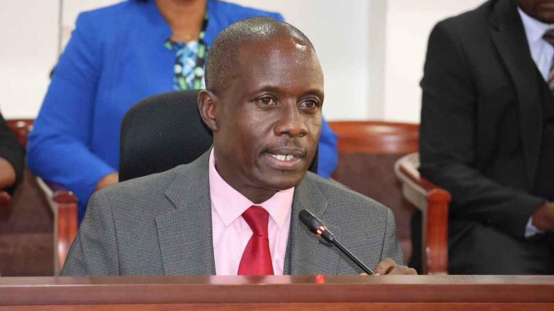 File image of Acting IEBC CEO Moses Sunkuli