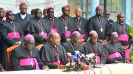File image of a Kenya Conference of Catholic Bishops (KCCB) presser