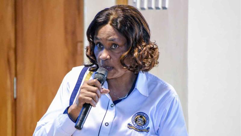 File image of Acting TSC CEO Evaleen Mitei