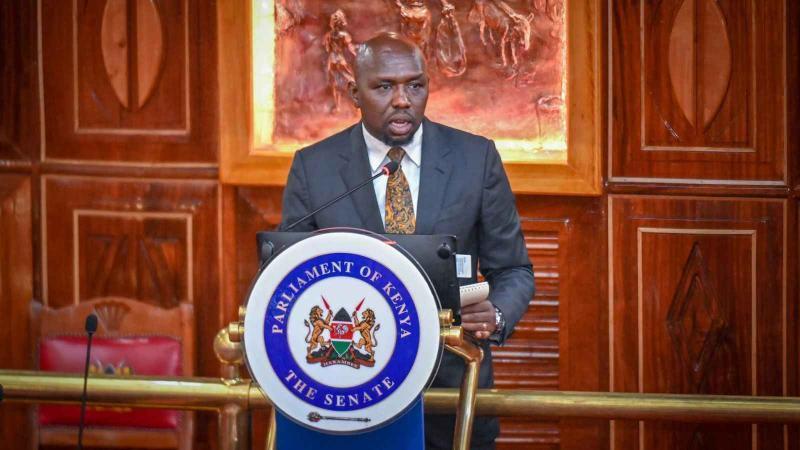 File image of Interior CS Kipchumba Murkomen.