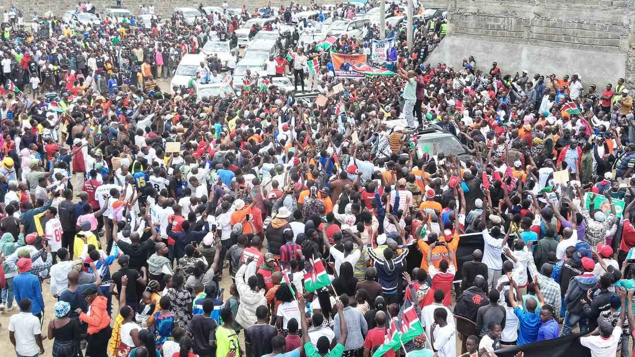 File image of a past Linda Mwananchi rally