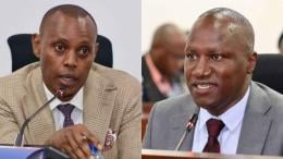 File image of Belgut MP Nelson Koech and Julius Murori Mbijiwe