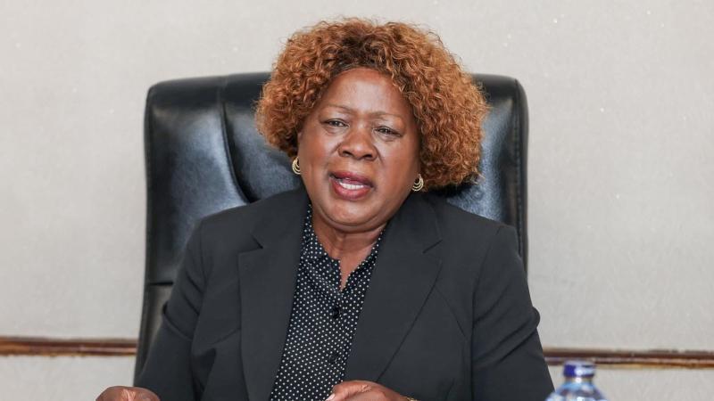 File image of Lands Cabinet Secretary Alice Wahome