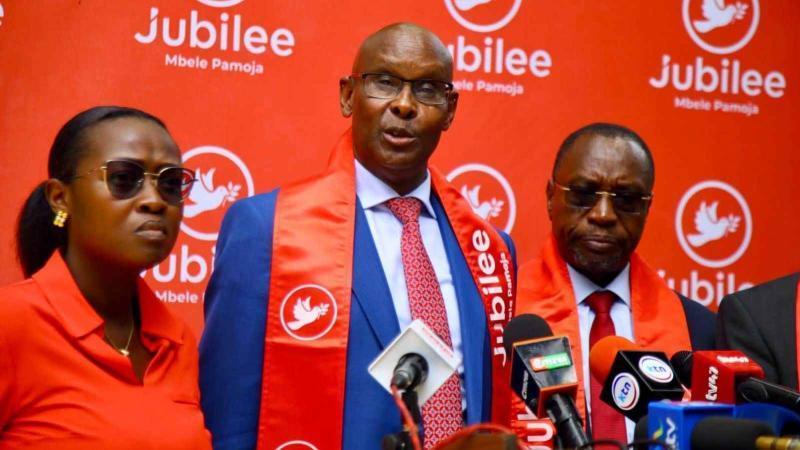 File image of Jubilee Secretary General Moitalel Ole Kenta