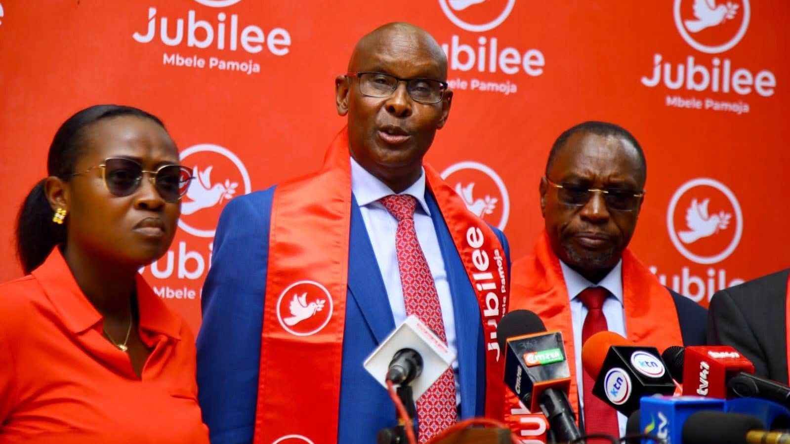 File image of Jubilee Secretary General Moitalel Ole Kenta