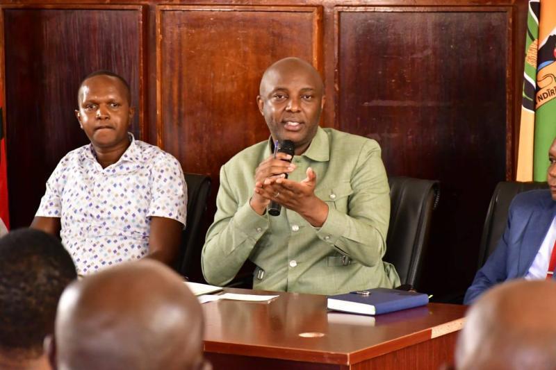 File image of Murang'a Governor Irungu Kang'ata.