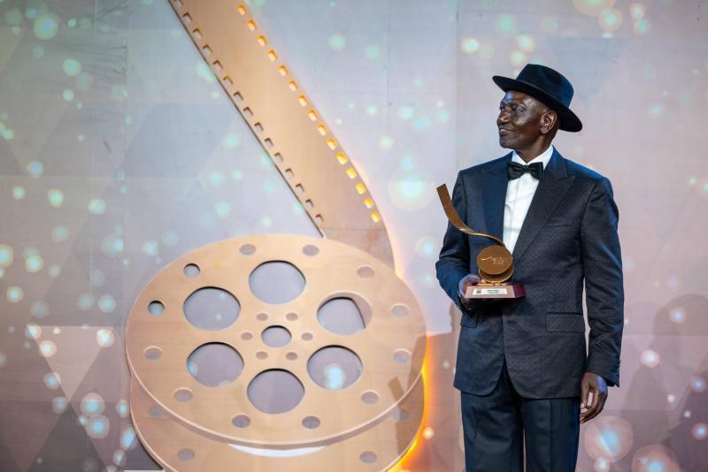 File image of President William Ruto at the Kalasha awards.