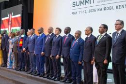 File image of Africa leaders during the Africa Forward Summit.