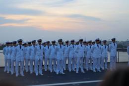 File image of French Naval Officers in Mombasa.