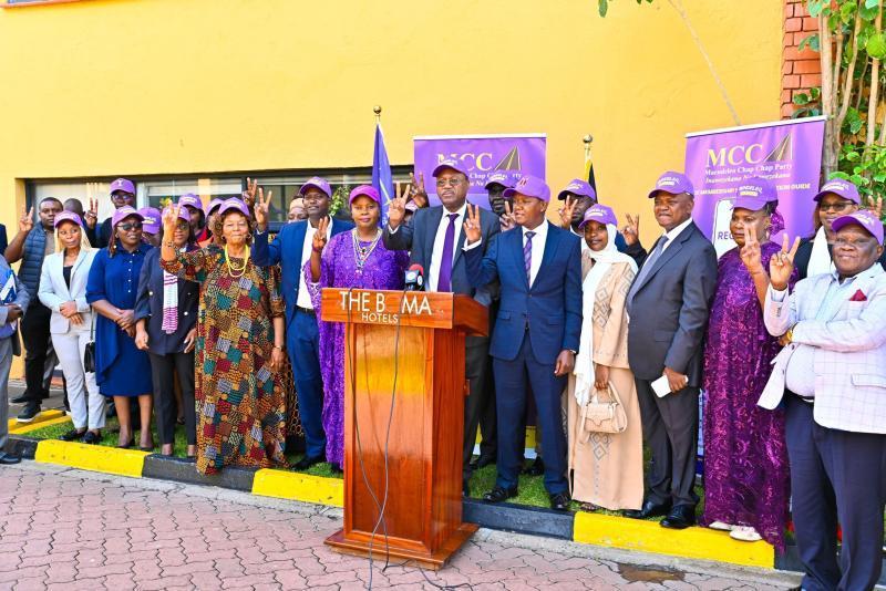 File image of the Maendeleo Chap Chap leadership.