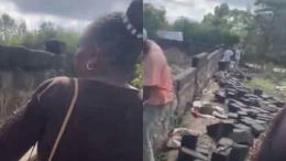 File image of screengrabs from the viral video