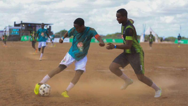 File image of a past Safaricom Chapa Dimba match