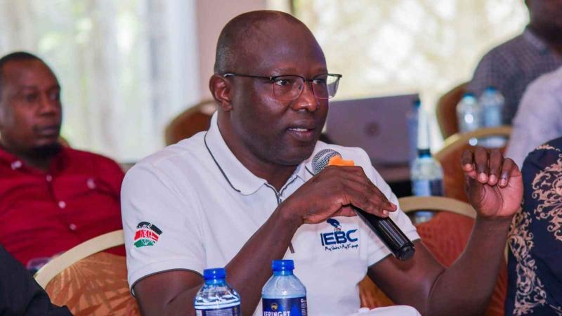 File image of IEBC Chairman Erastus Edung Ethekon
