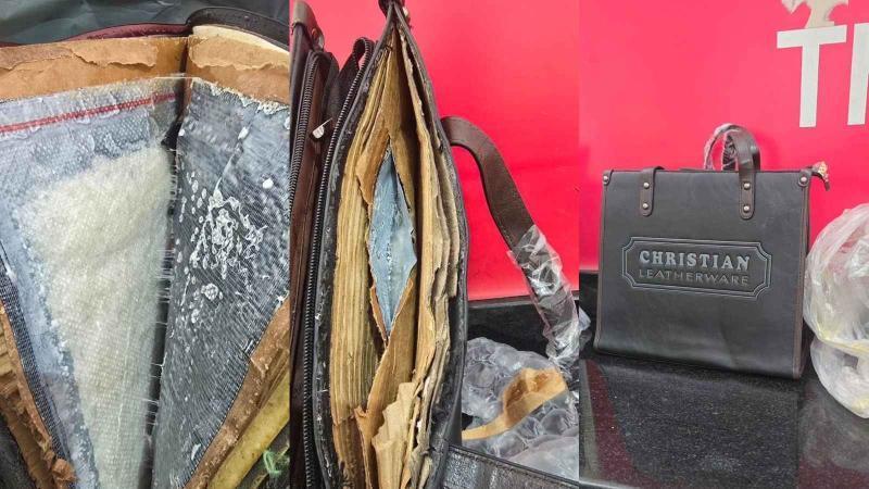 File image of the intercepted methamphetamine