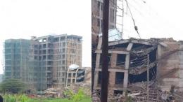 File image of the collapsed building