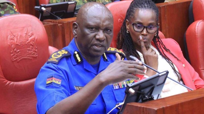 File image of Inspector General of Police Douglas Kanja