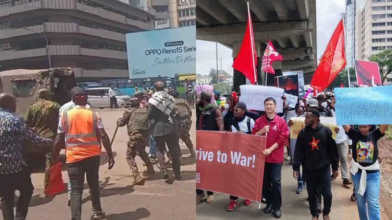 File image of the protest