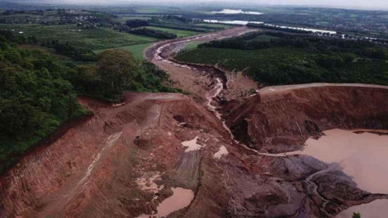 File image of the 2018 Solai Dam tragedy