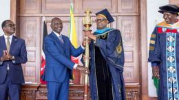 File image of President William Ruto during the awarding ceremony at State House