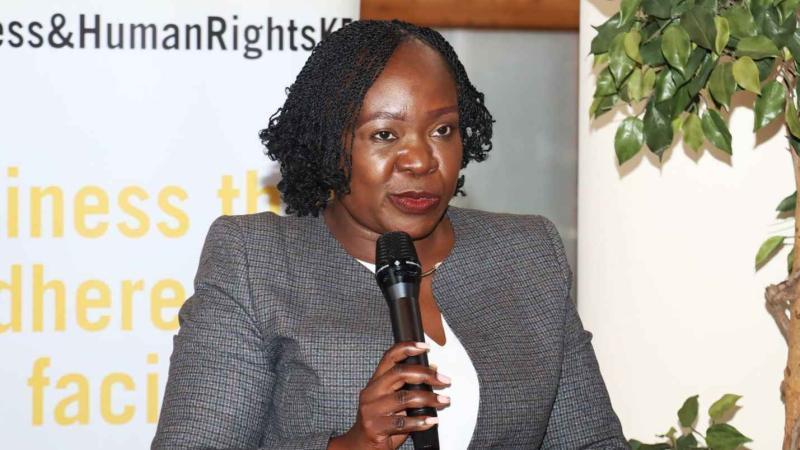 File image of KNCHR Chairperson Claris Ogangah