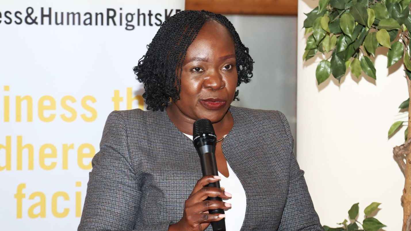 File image of KNCHR Chairperson Claris Ogangah