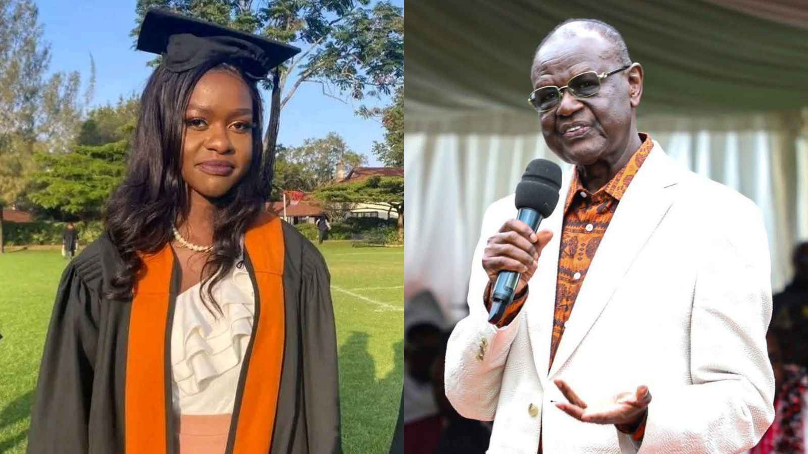File image of former Meru Governor Kiraitu Murungi and his late daughter Anita Kendi Kiraitu
