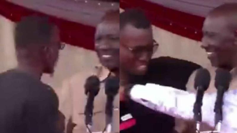 File image of the incident involving President William Ruto