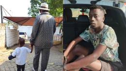 File image of Mike Sonko, Baby James and the suspect