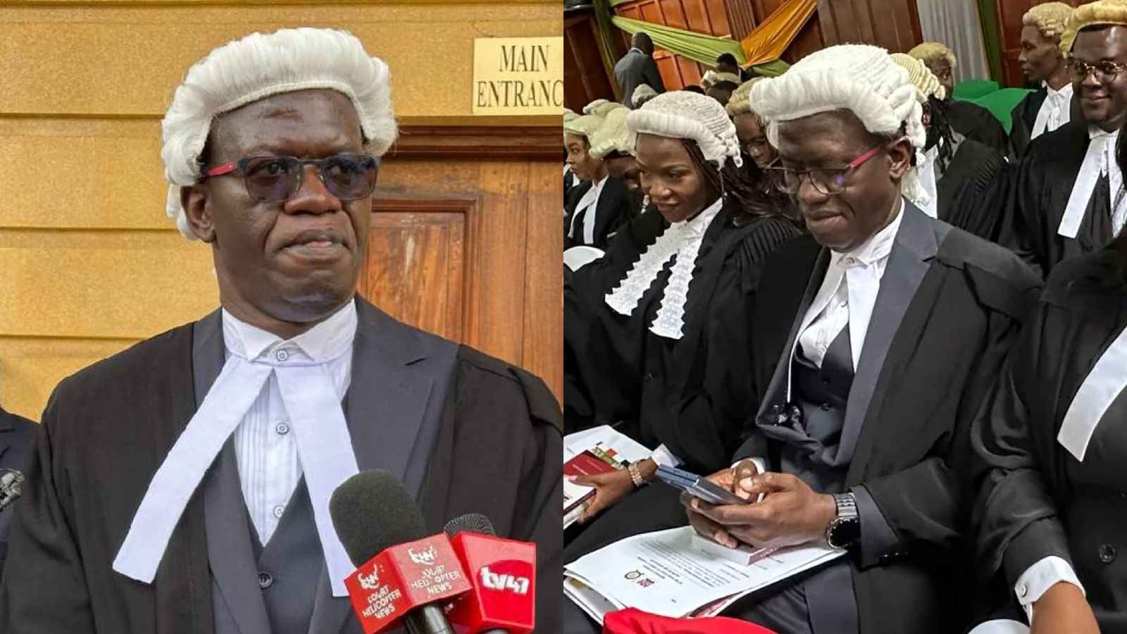 File image of Johansen Oduor after his admission to the bar