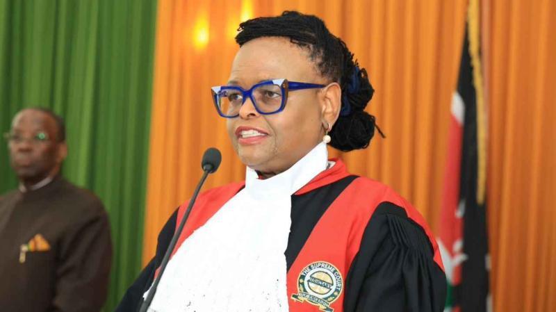 File image of Chief Justice Martha Koome