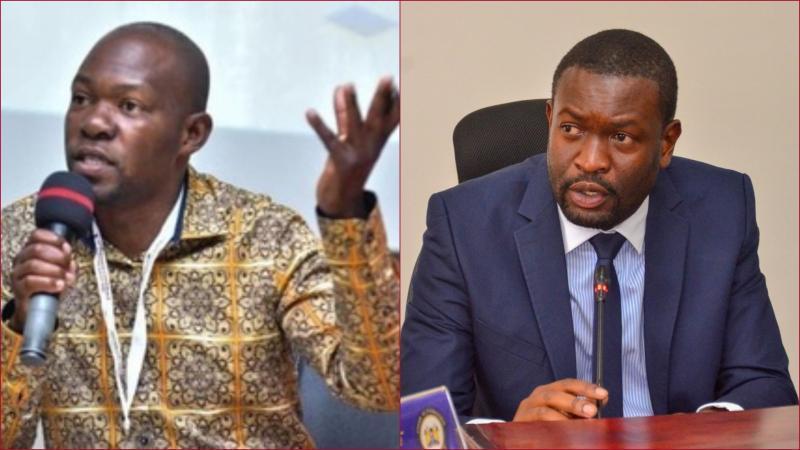 File photos of Saboti MP Caleb Amisi and Nairobi senator Edwin Sifuna.