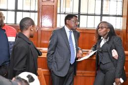 File image of Governor James Orengo and Faith Odhiambo.