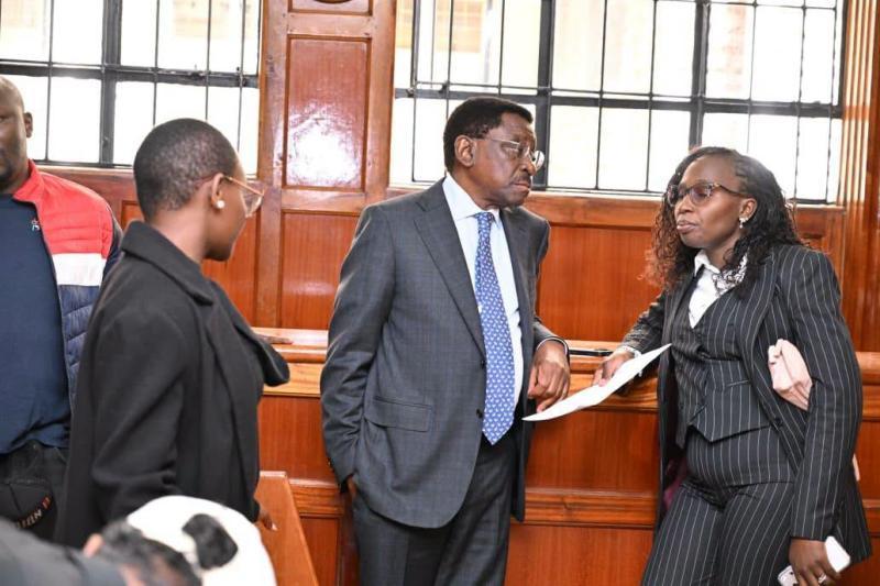 File image of Governor James Orengo and Faith Odhiambo.