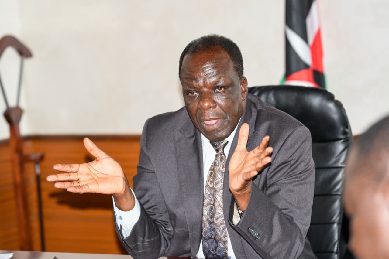 File image of CS Wycliffe Oparanya.