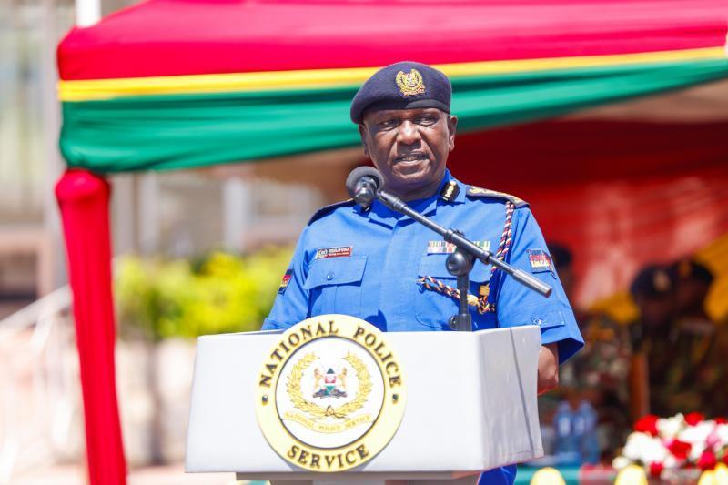File image of Inspector General of Police Douglas Kanja.