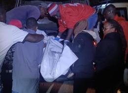 File image of a grisly accident along Enterprise Road in Nairobi.