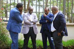File image of Eugene Wamalwa, Rigathi Gachagua, Kalonzo Musyoka and Fred Matiang'i.