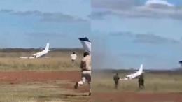 File image of the plane crash