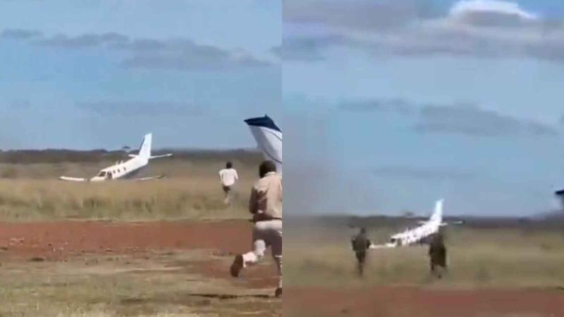 File image of the plane crash