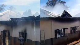 File image of the fire incident at Sameta Boys Senior School