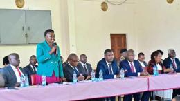 File image of a Heads of Educational Institutions Quality Assurance Meeting led by Kericho Governor Eric Mutai