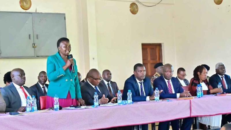 File image of a Heads of Educational Institutions Quality Assurance Meeting led by Kericho Governor Eric Mutai
