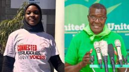 File image of Shakira Wafula and former Chief Justice David Maraga