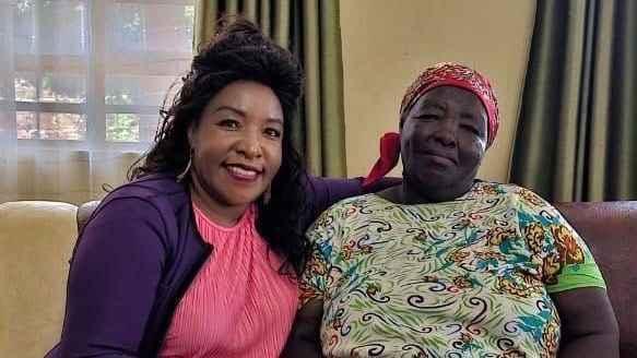File image of Agnes Kagure and her mother Mary Wangui Mwangi