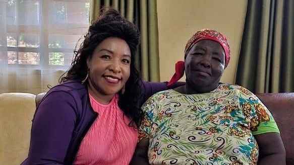 File image of Agnes Kagure and her mother Mary Wangui Mwangi