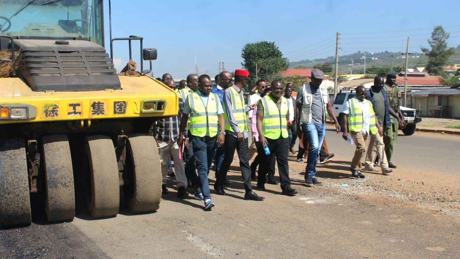 File image of National Assembly’s Departmental Committee on Transport and Infrastructure during the inspection visit