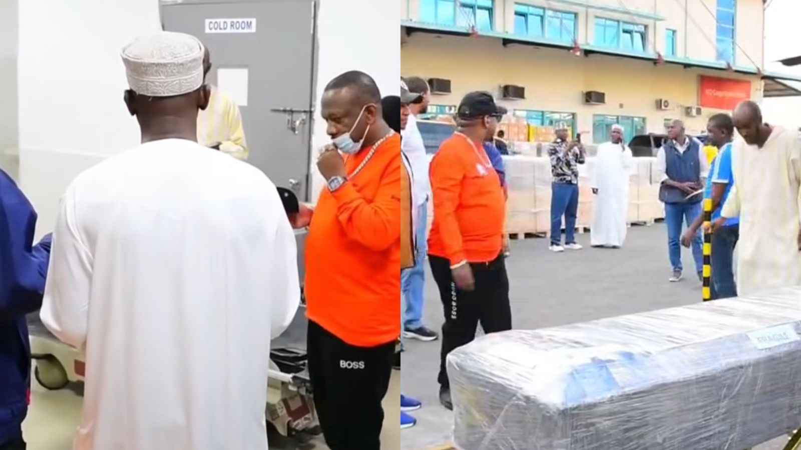 File image of Mike Sonko helping with the repatriation of Zuhura Rama's body