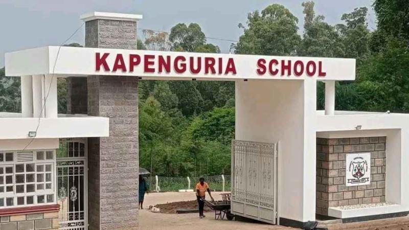File image of the Kapenguria Boys High School gate